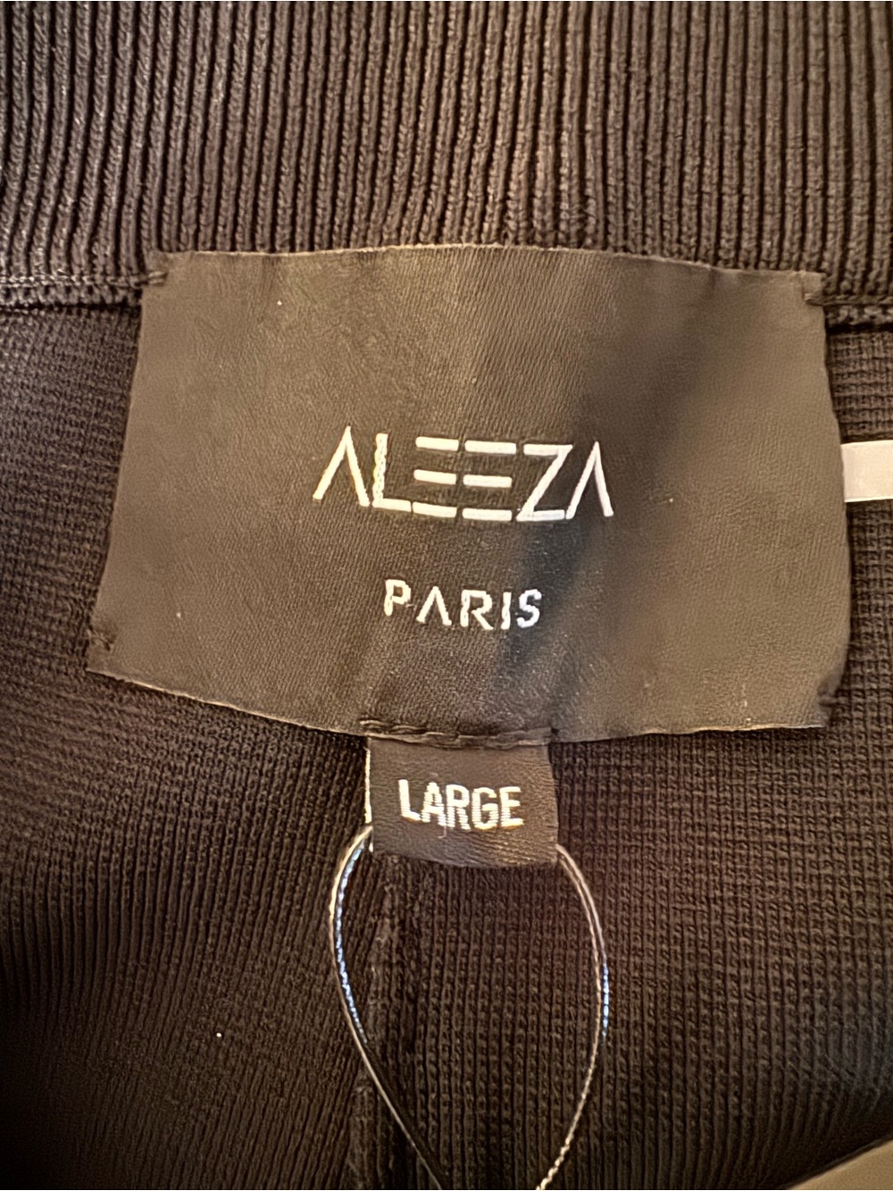 🆕 Aleeza Paris Atelier Knit Black Trousers - Women’s Large - Picture 8 of 10